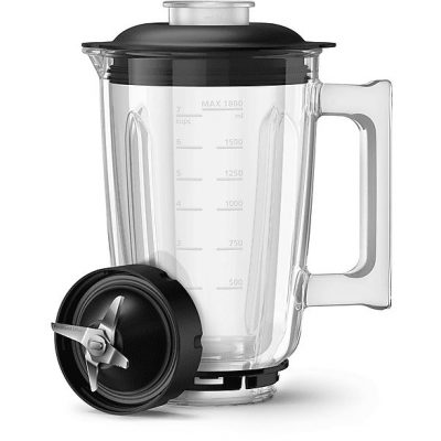 Batidora de vaso - PHILIPS HR3760/00, 1500 W, 2 l, Inox