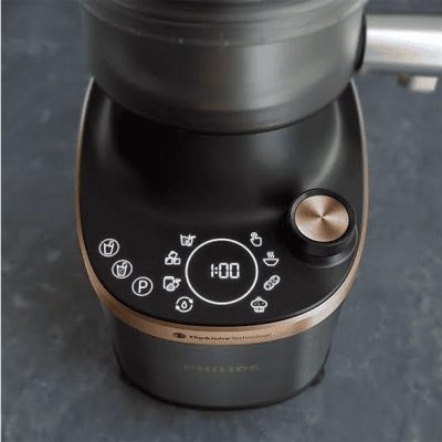 Batidora de vaso - PHILIPS HR3770/00, 1500 W, 2000 ml, Negro, Cobre