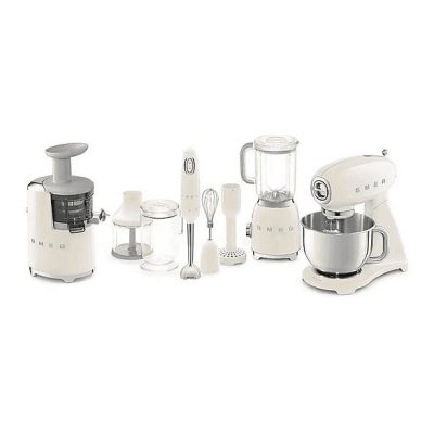 Batidora de vaso - SMEG BLF03CREU, 800 W, 1.5 l, Inoxidable