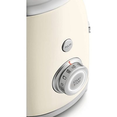 Batidora de vaso - SMEG BLF03CREU, 800 W, 1.5 l, Inoxidable