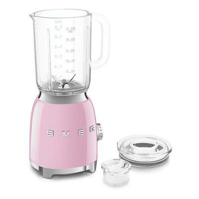 Batidora de vaso - SMEG BLF03PKEU, 800 W, 1.5 l, Verde