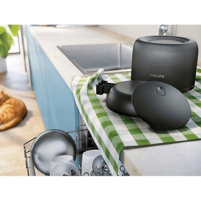 Comedero automático inteligente - Philips PAW5320/02, Detección Movimiento, Programación Comidas, Notificación Reposición, Cámara/Audio HD, Aplicación