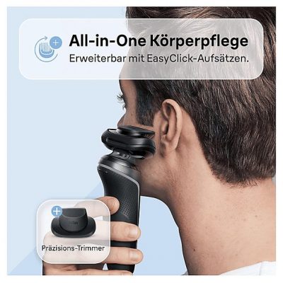 Cortapelos - BRAUN Afeitadora Braun Serie 6 N1200 S Negra, 50 min, Black
