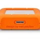 Disco duro externo 4 TB - Lacie Rugged Mini, Externo, Para Mac y Windows, Naranja