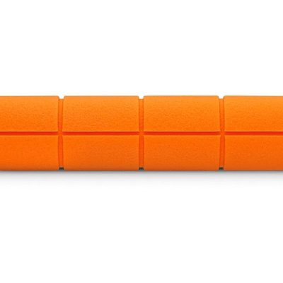 Disco duro externo 5 TB - LACIE STJJ5000400, 2,5 ", HDD, Plateado + naranja