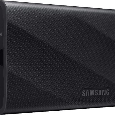 Disco duro SSD externo 1 TB - Samsung, T9, MU-PG1T0B/EU, USB-C,2000 MB/s, Negro