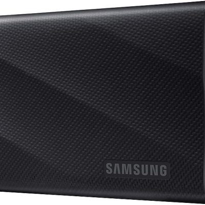 Disco duro SSD externo 1 TB - Samsung, T9, MU-PG1T0B/EU, USB-C,2000 MB/s, Negro