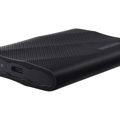 Disco duro SSD externo 1 TB - Samsung, T9, MU-PG1T0B/EU, USB-C,2000 MB/s, Negro