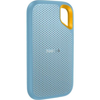 Disco duro SSD externo 1TB - SanDisk Extreme Portable SSD, 2.5", Hasta 1050 MB/s, NVMe, USB 3.2, IP65, Azul