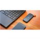 Disco duro SSD externo 1TB - SanDisk Portable SSD, Portátil, USB 3.2 Gen 2, Lectura de hasta 800 MB/s, Gancho de goma, Gris