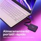 Disco duro SSD externo 2 TB - Crucial X9, USB-C, Portátil, Negro