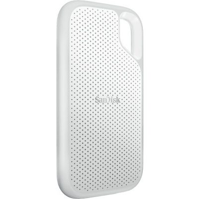 Disco duro SSD externo 2TB - SanDisk Extreme Portable SSD, 2.5", Hasta 1050 MB/s, NVMe, USB 3.2, IP65, Blanco