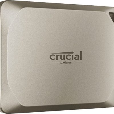 Disco duro SSD externo 4 TB - Crucial X9 Pro for Mac Portable SSD, Velocidad de lectura y escritura 1050 MB/s, Plug-and-Play, Beige