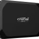 Disco duro SSD externo 4 TB- Crucial X9, USB-C, Portátil, Negro