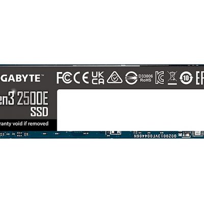 Disco duro SSD interno 1 TB - GIGABYTE Gen3 2500E SSD 1TB, Interno, Not available