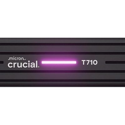 Disco duro SSD interno 2TB - Crucial T710, Tecnología Gen5, DirectStorage, NVMe 2280 M.2, Negro