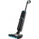 Fregona eléctrica - Cecotec FreeGo Wash&Vacuum Spray, Aspira y friega, 250 W, 700 ml, 35 min, Spray integrado, Incluye base de autolimpieza, Negro