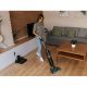 Fregona eléctrica - Cecotec FreeGo Wash&Vacuum Spray, Aspira y friega, 250 W, 700 ml, 35 min, Spray integrado, Incluye base de autolimpieza, Negro
