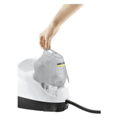 Limpiador vapor suelos - KARCHER 1.512-630.0, 2000 W, 0,8 l, 3,5 barbar, 100 m²m², Blanco