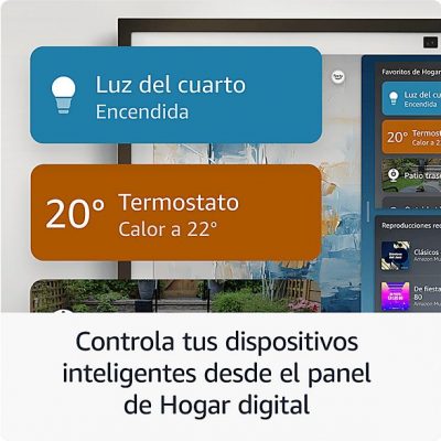 Pantalla inteligente con Alexa - Amazon Echo Show 15, Full HD de 15.6", con Alexa, Fire TV integrado y mando por voz Alexa, Negro