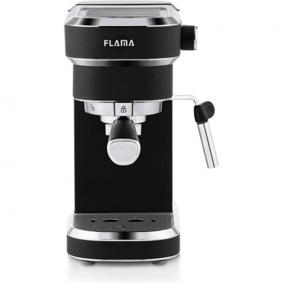 Cafetera FLAMA 1266FL NEGRO (20 bar - Café Molido y monodosis)