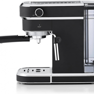 Cafetera FLAMA 1266FL NEGRO (20 bar - Café Molido y monodosis)