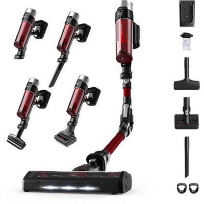 REACONDICIONADO Seminuevo Bueno Aspirador escoba - Rowenta RH2079WO X-Force Flex 9.60 Animal Care, 200W, 0.4 L, 45 min, Tecnol. Ciclónica, 3 modos
