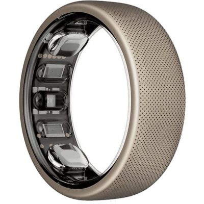 REACONDICIONADO Seminuevo Excelente Anillo inteligente - Amazfit Helio Ring, 18.5 mAh, Talla 10, 10 ATM, 4 días Autonomía, Titanio