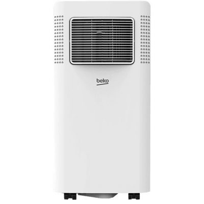 REACONDICIONADO Seminuevo Muy bueno Aire acondicionado portátil - Beko BP207C, 1675 fg/h, 2 velocidades, 320 m³, 65 dB(A), Blanco