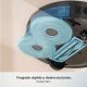 Robot aspirador - Cecotec Conga Y100 Spin AI, 20000 Pa, 220 m², Navegación láser, Autovaciado, Especial mascotas, Negro