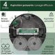 Robot aspirador - IROBOT Roomba 405 Combo Plus, 120 W, Potencia de succión 7 kPa, Depósito 295 ml, Autonomía 3 h, Negro