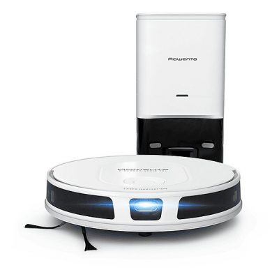 Robot aspirador - ROWENTA X-Plorer  Serie 70+ RR8497, 240 V, Potencia de succión 2,3 kPa, Depósito 0,35 l, Autonomía 120 min, Blanco
