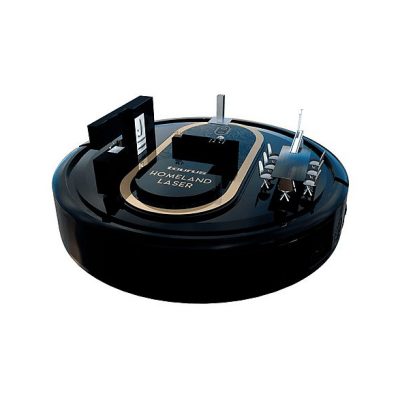 Robot aspirador - TAURUS HOMELAND LASER 94889, 14,8 V, Potencia de succión 2300 kPa, Depósito 450 ml, Autonomía 120 min, Inox