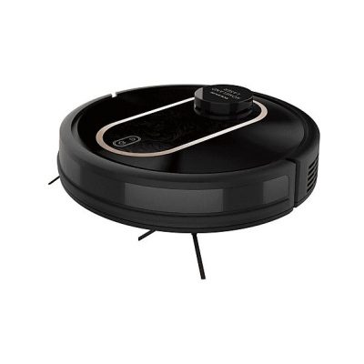 Robot aspirador - TAURUS HOMELAND LASER 94889, 14,8 V, Potencia de succión 2300 kPa, Depósito 450 ml, Autonomía 120 min, Inox