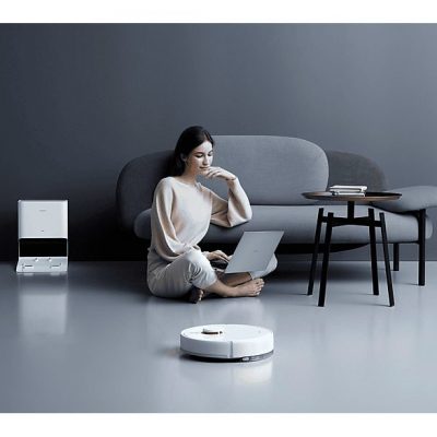 Robot aspirador - XIAOMI Robot Vacuum X10, 46 W, Potencia de succión 4 kPa, Depósito 400 ml, Autonomía 180 min, Blanco