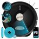 Robot friegasuelos - Cecotec Conga M100 Spin AI, Navegación inteligente IA, Programable, Negro