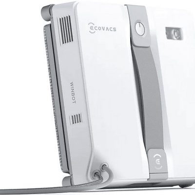 Robot limpiacristales - ECOVACS WG841-01TD, 90 W, Autonomía 80Min., Blanco