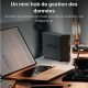 Servidor NAS  - DS124 SYNOLOGY, HDD, 108 TB (máx.), 1000 Mbps Negro