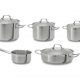 Set Batería - TEKA Set Batería Inducción, 1 l, Acero inoxidable, Inox