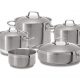 Set Batería - TEKA Set Batería Inducción, 1 l, Acero inoxidable, Inox