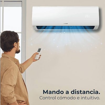 Split 1x1 - CECOTEC AirClima 12000 Smartfresh Connected, 12000 fg/h, Función Inverter, Multicolor