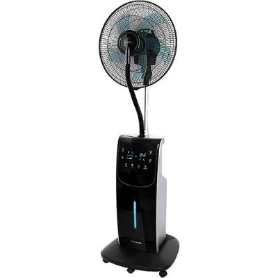 Ventilador de agua - Cecotec EnergySilence 790 FreshEssence Ionic, 90 W, 3.1 l, 12 h, Control remoto, Negro